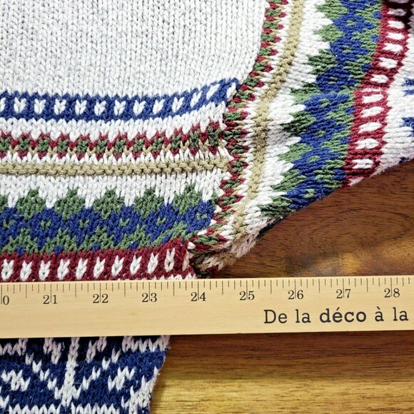 Vintage Fieldmaster Men's Sweater XL Faire Isle Pullover Made in USA - Picture 4 of 10
